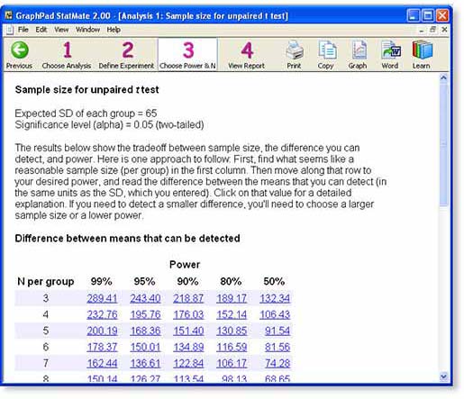 Statmate Graphpad