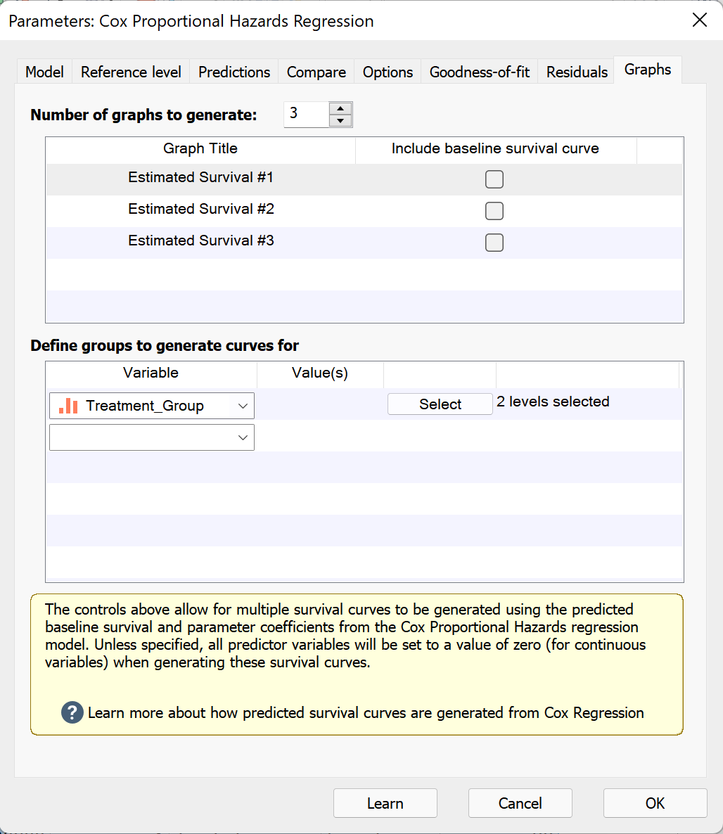 GraphPad Prism 10 Statistics Guide Graphs of estimated survival curves