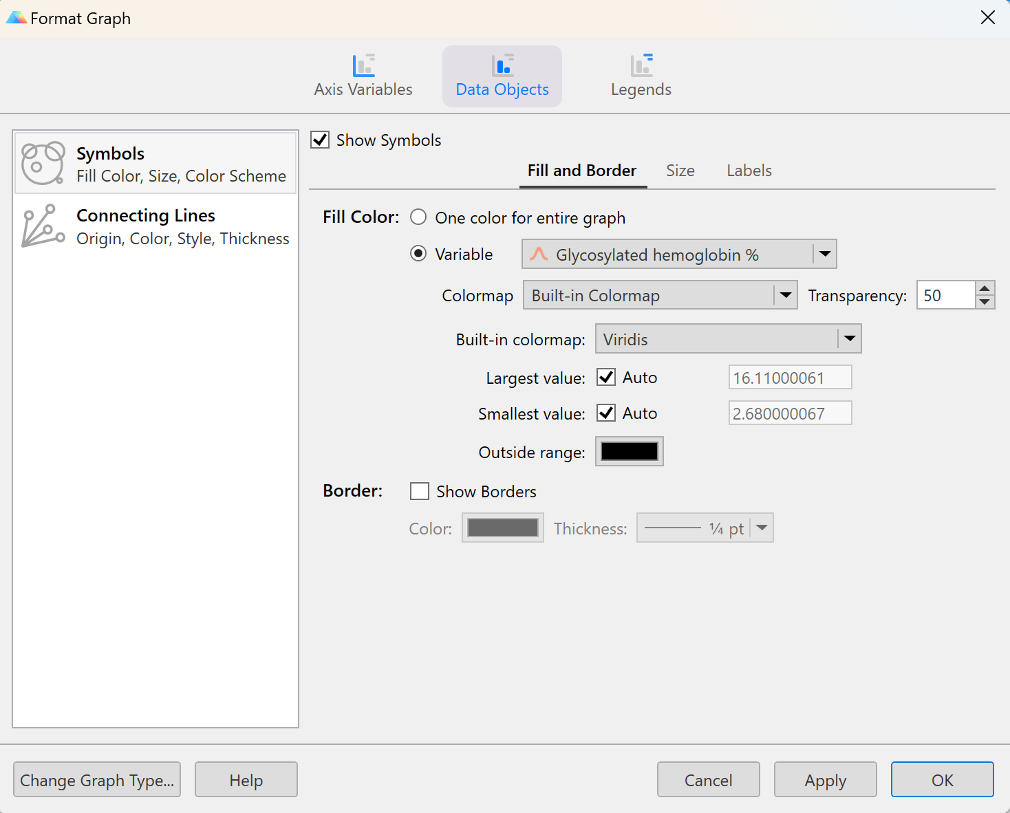 GraphPad Prism 10 User Guide Fill Color