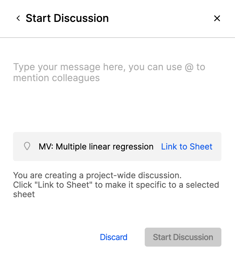&nbsp;Unlinked discussion