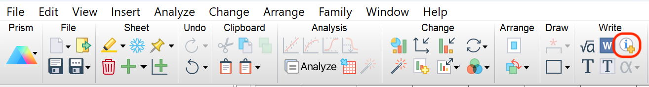 Analysis Constant Toolbar Button