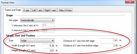 GraphPad Prism 10 User Guide - Changing a graph's shape and size